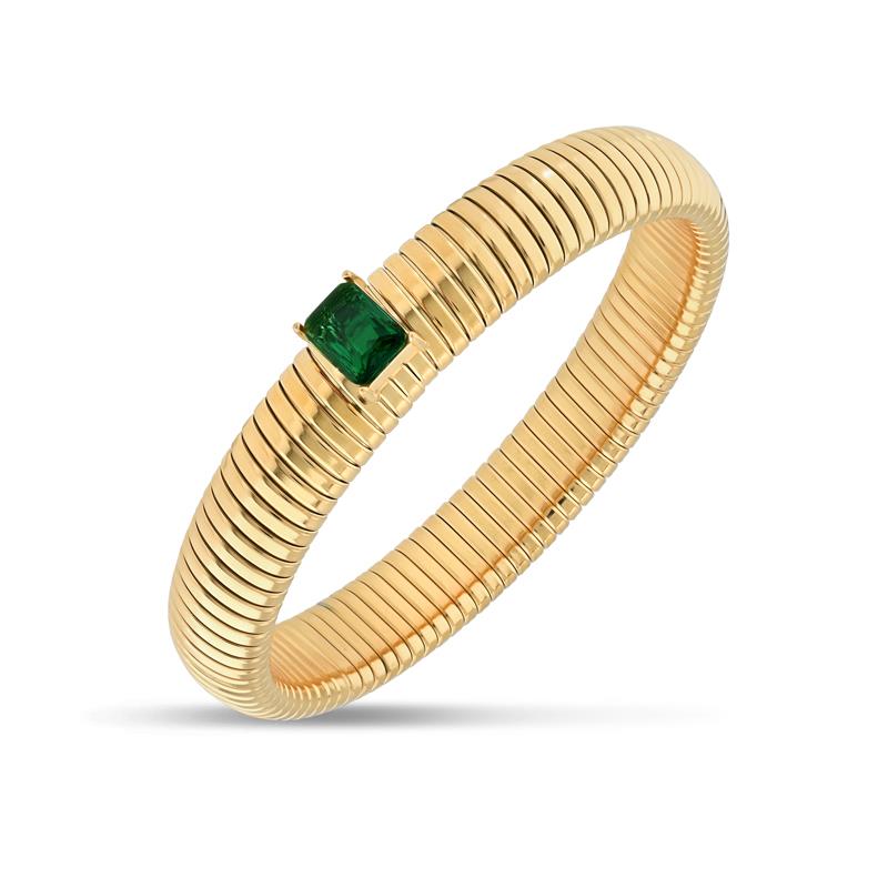 Opulence DiamondAura Bangle (green)